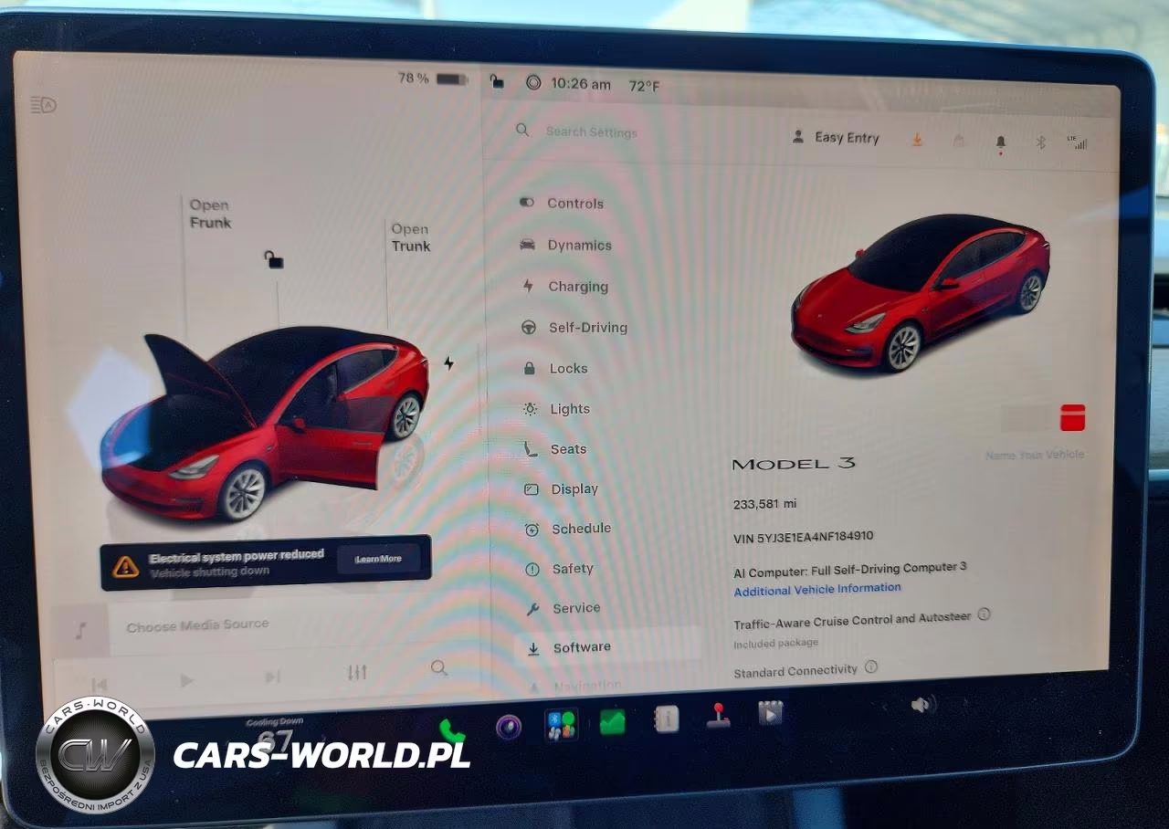 2022 Tesla Model 3 VIN:5YJ3E1EA4NF184910 - 9