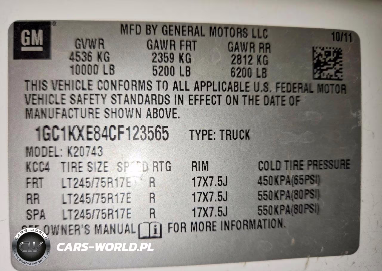 2012 Chevrolet Silverado K2500 Heavy Duty Lt VIN:1GC1KXE84CF123565 - 12