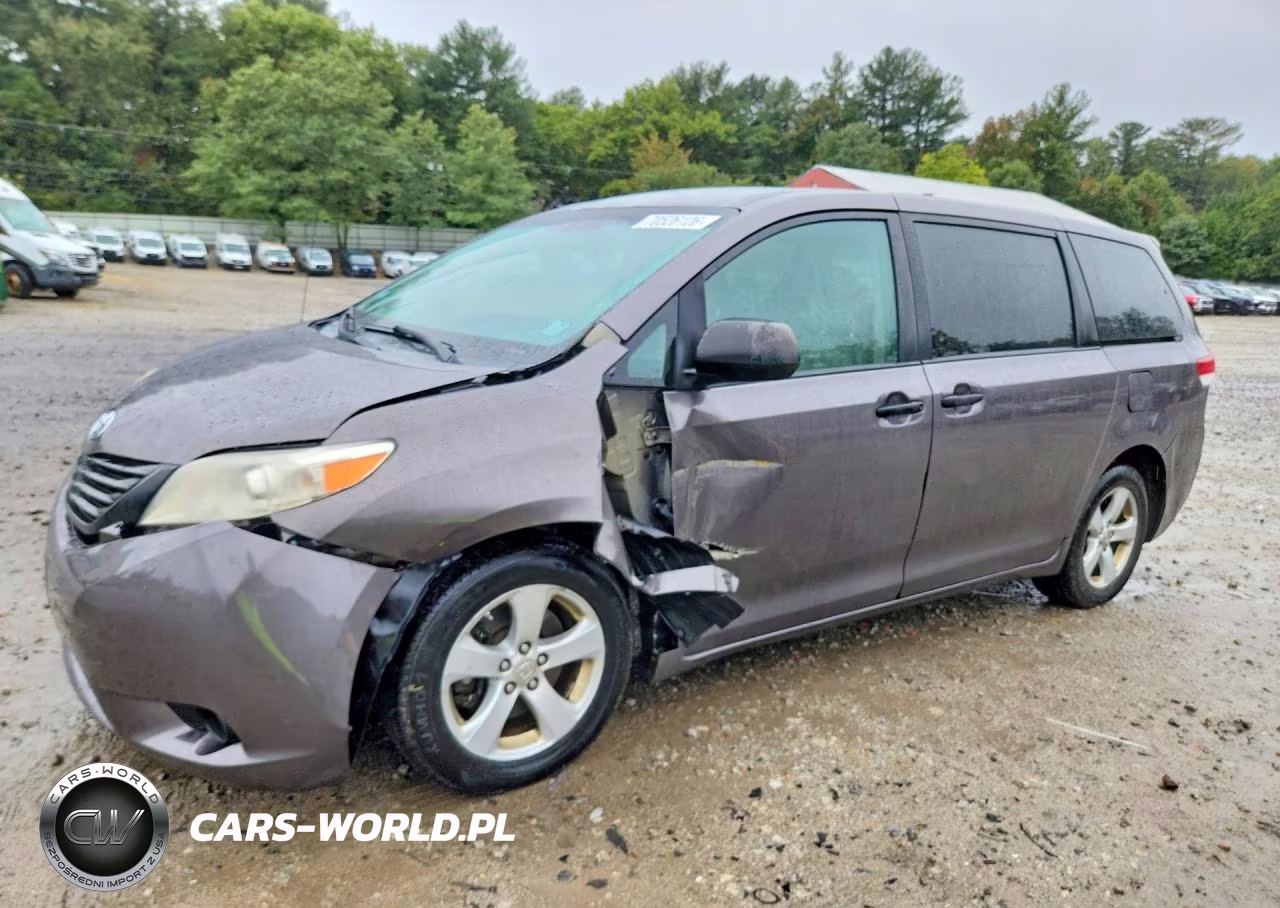 2012 Toyota Sienna Base 7-Passenger VIN:5TDZK3DC2CS209913 - 1
