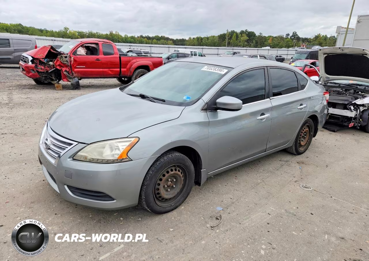 2014 Nissan Sentra Sv VIN:3N1AB7AP1EY248874 - 1