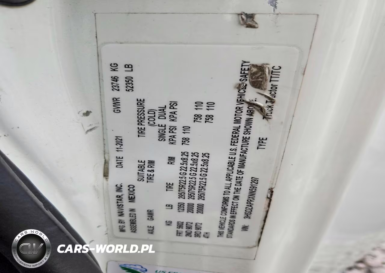 2022 International Lt625 - Semi Truck VIN:3HSDZAPRXNN591297 - 12