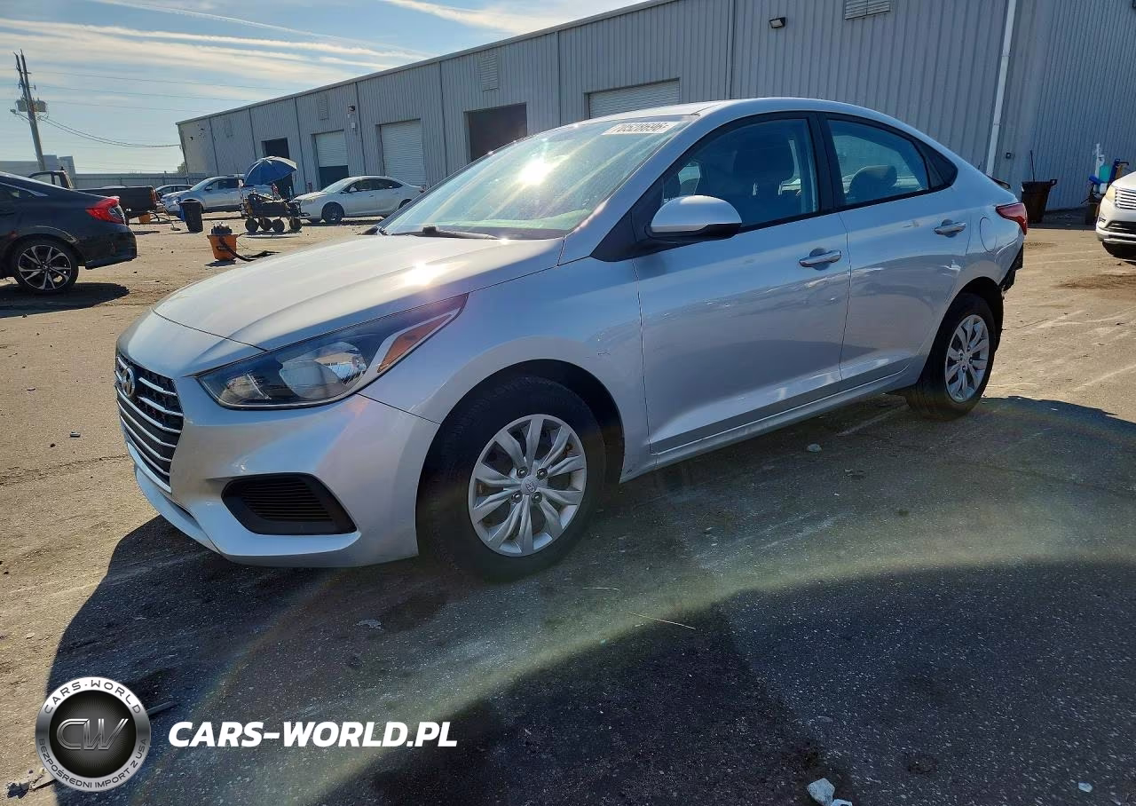 2022 Hyundai Accent Se VIN:3KPC24A63NE173513 - 1