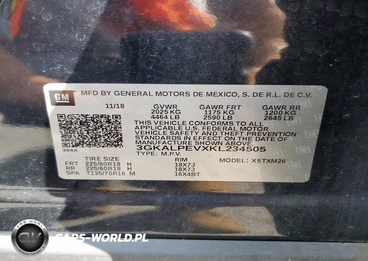 2019 GMC Terrain Slt VIN:3GKALPEVXKL234505 - 13