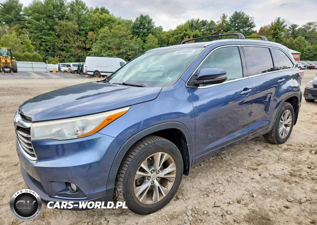 2015 Toyota Highlander Xle – zdjęcie 1 z 14