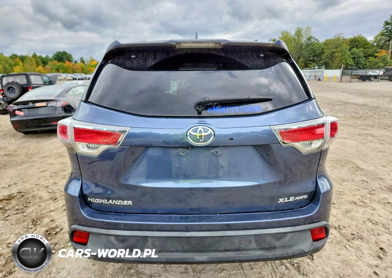 2015 Toyota Highlander Xle VIN:5TDJKRFH2FS112644 - 6