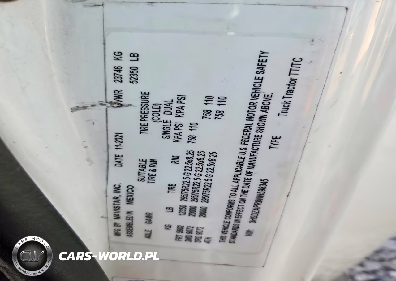 2022 International Lt625 - Semi Truck VIN:3HSDZAPR8NN598345 - 12