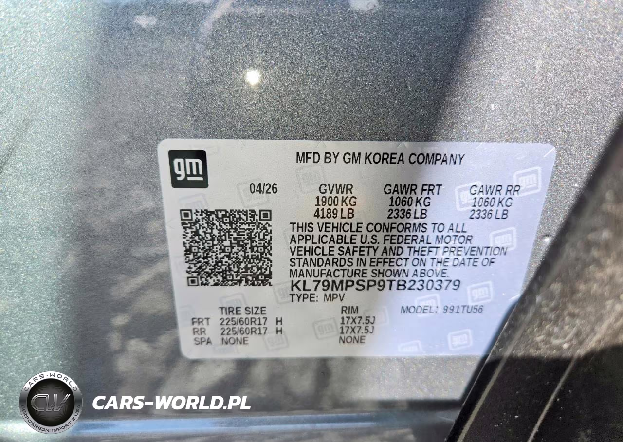 2026 Chevrolet Trailblazer Lt VIN:KL79MPSP9TB230379 - 13