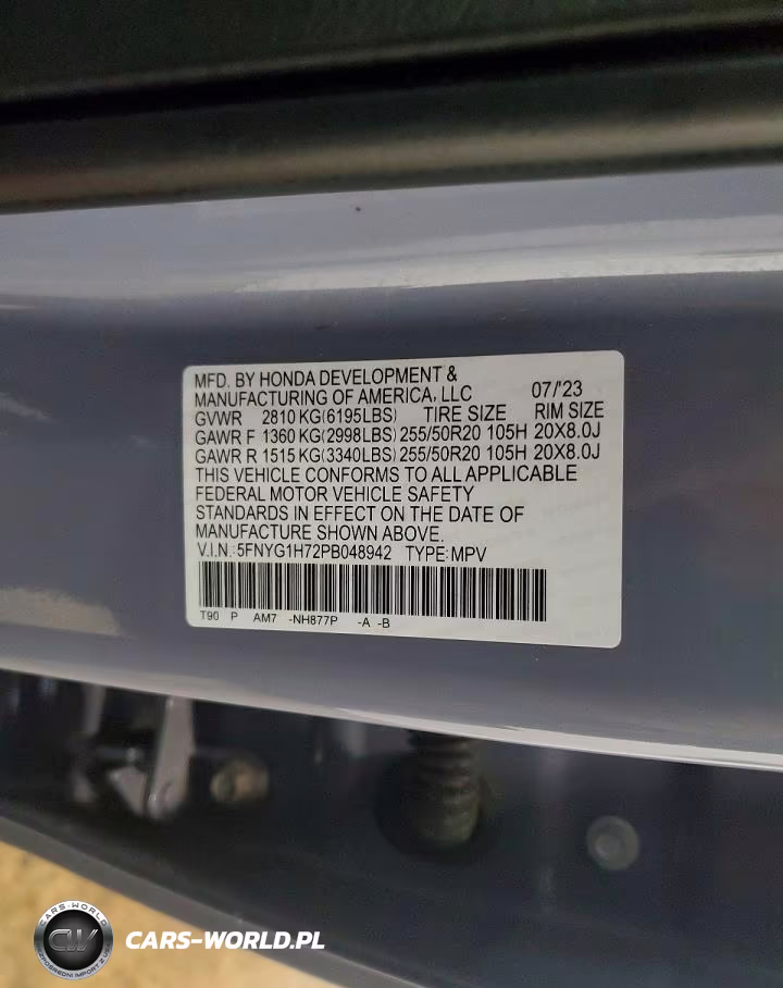 2023 Honda Pilot Touring VIN:5FNYG1H72PB048942 - 14