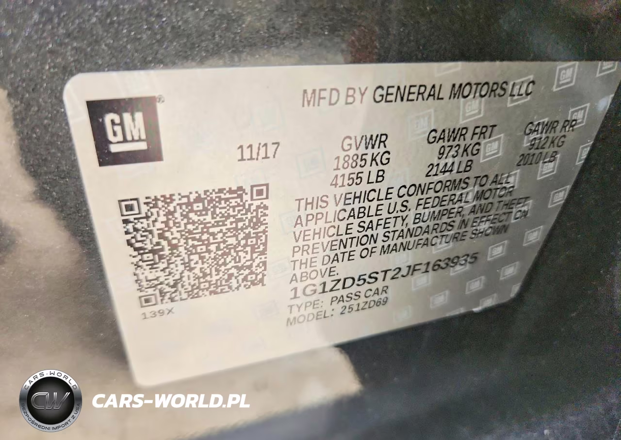 2018 Chevrolet Malibu Lt VIN:1G1ZD5ST2JF163935 - 12