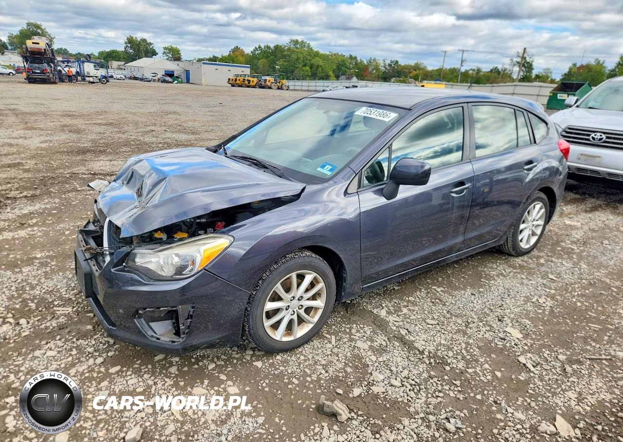 2013 Subaru Impreza Premium VIN:JF1GPAC61DH841547 - 1
