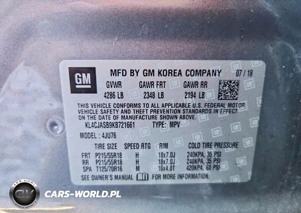 2019 Buick Encore Preferred VIN:KL4CJASB9KB721661 - 13