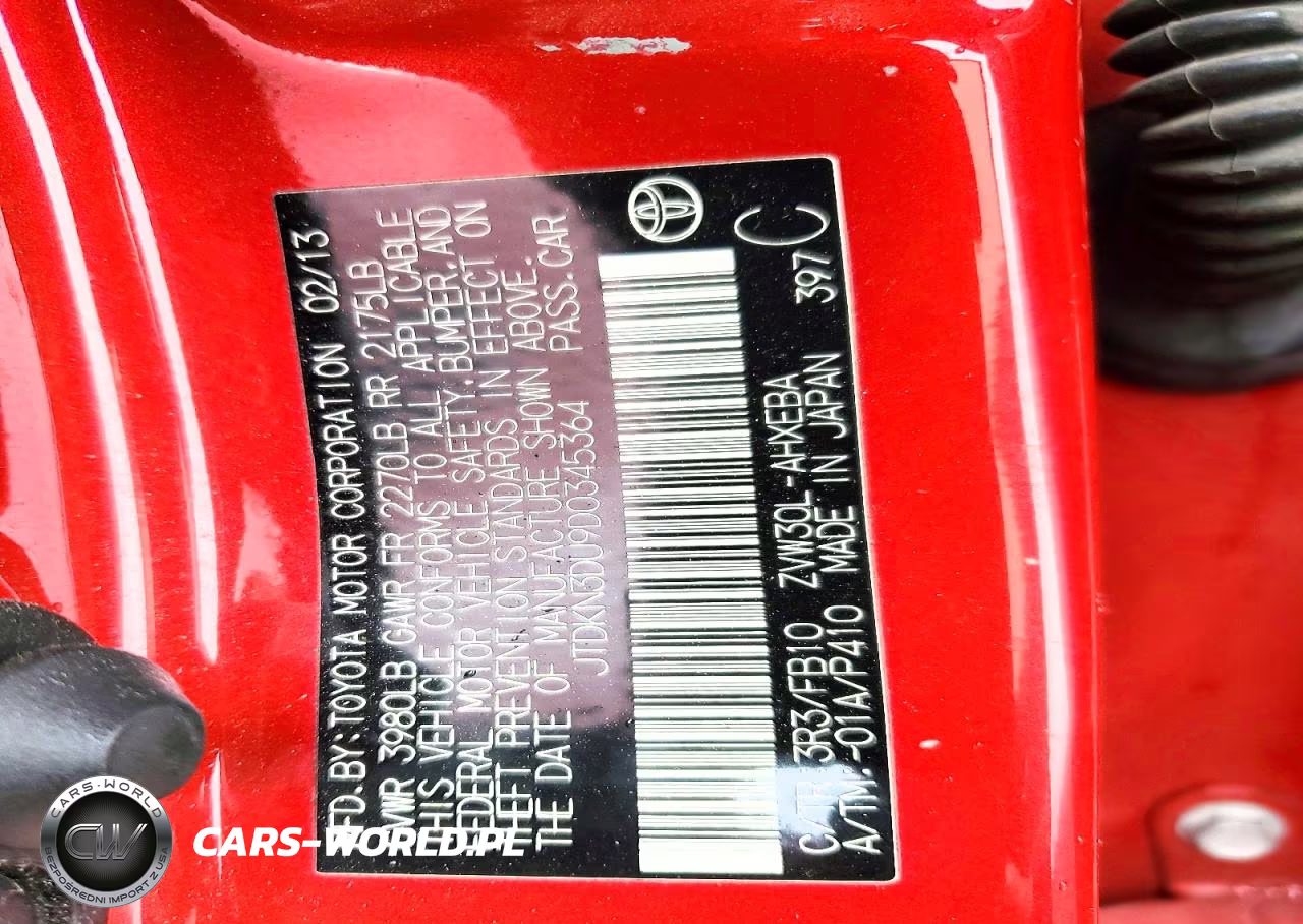 2013 Toyota Prius Three VIN:JTDKN3DU9D0345364 - 12