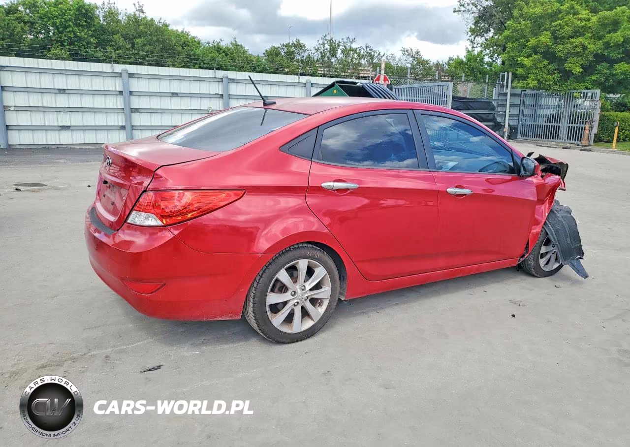 2012 Hyundai Accent Gls VIN:KMHCU4AE3CU042478 - 3