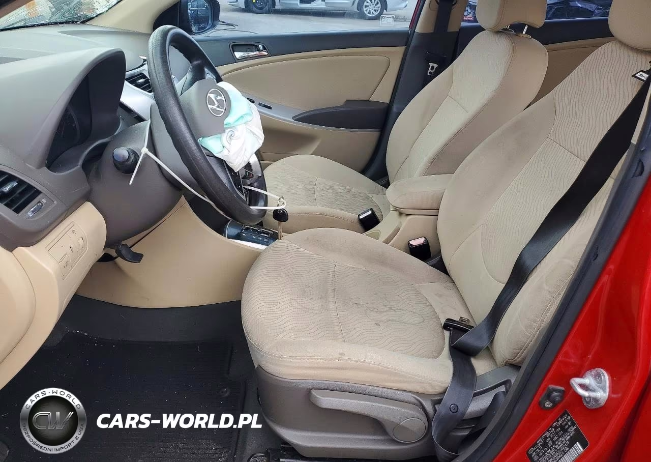 2012 Hyundai Accent Gls VIN:KMHCU4AE3CU042478 - 7