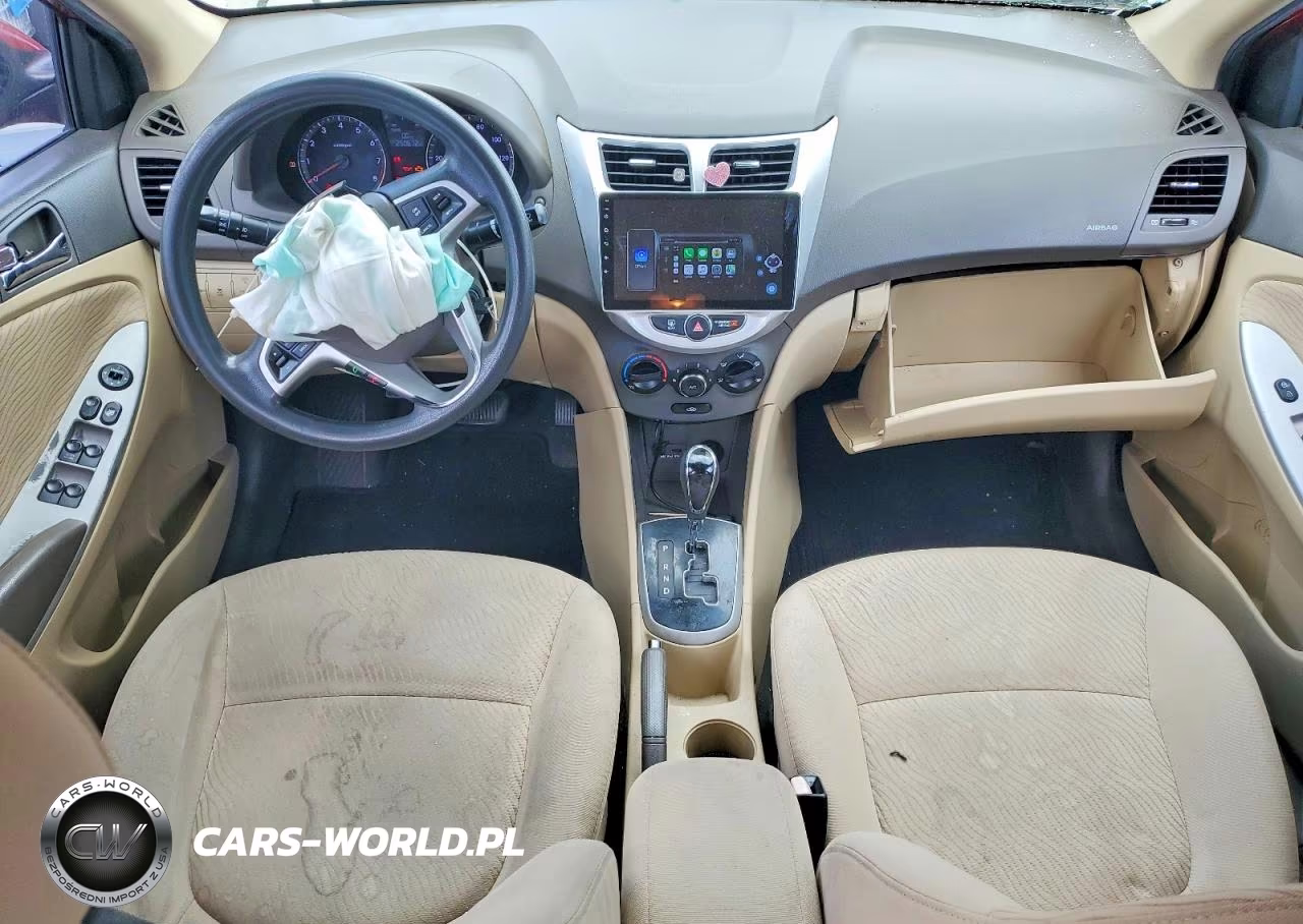 2012 Hyundai Accent Gls VIN:KMHCU4AE3CU042478 - 8