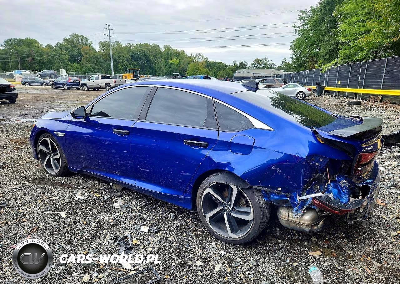 2021 Honda Accord Sport Se VIN:1HGCV1F48MA068191 - 2