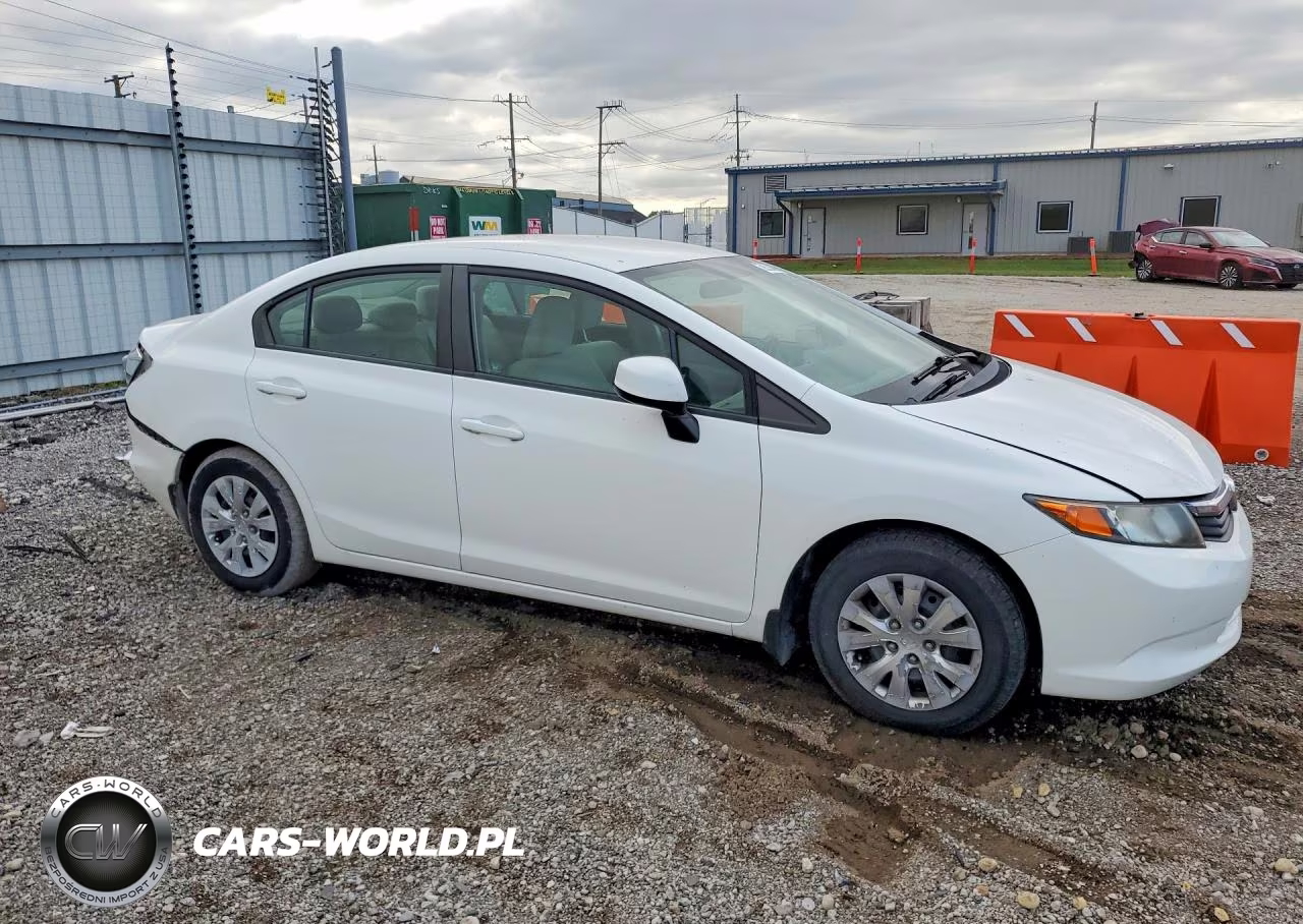 2012 Honda Civic Lx VIN:19XFB2F57CE030692 - 4