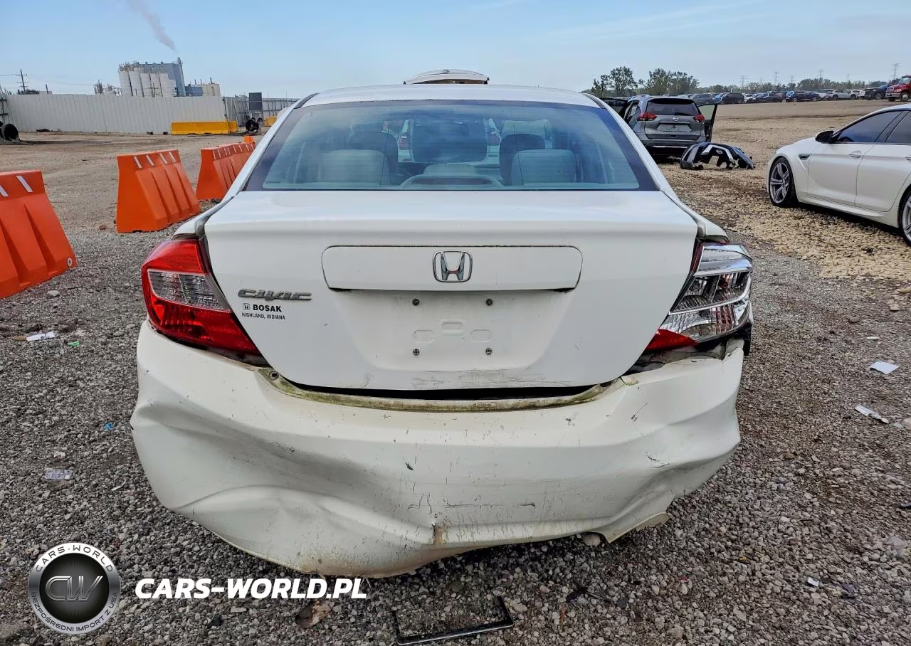 2012 Honda Civic Lx VIN:19XFB2F57CE030692 - 6