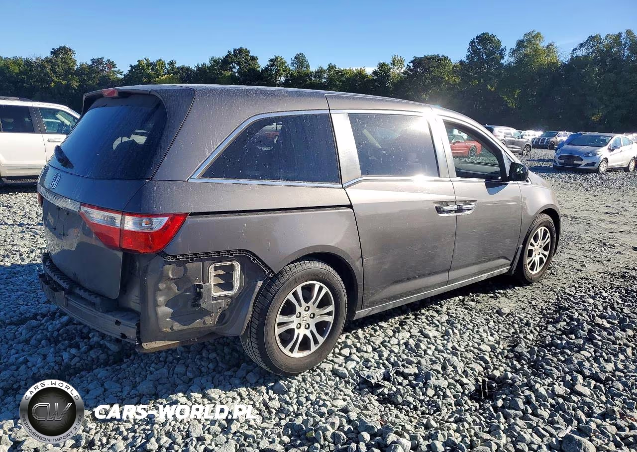 2012 Honda Odyssey Ex VIN:5FNRL5H47CB080504 - 3