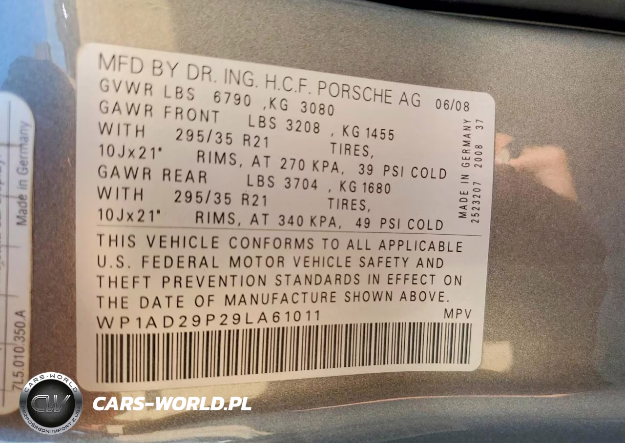 2009 Porsche Cayenne Gts VIN:WP1AD29P29LA61011 - 14