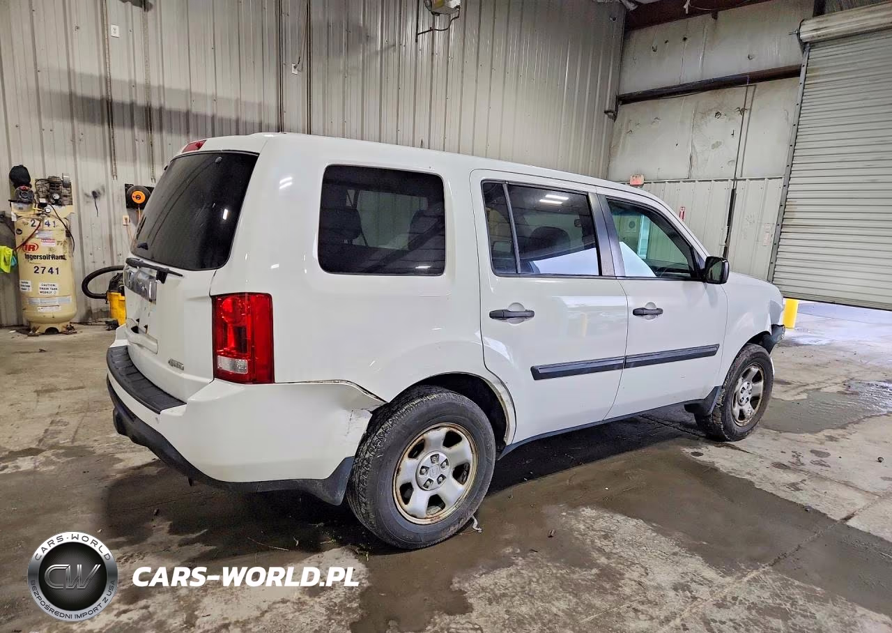 2014 Honda Pilot Lx VIN:5FNYF4H29EB022182 - 3