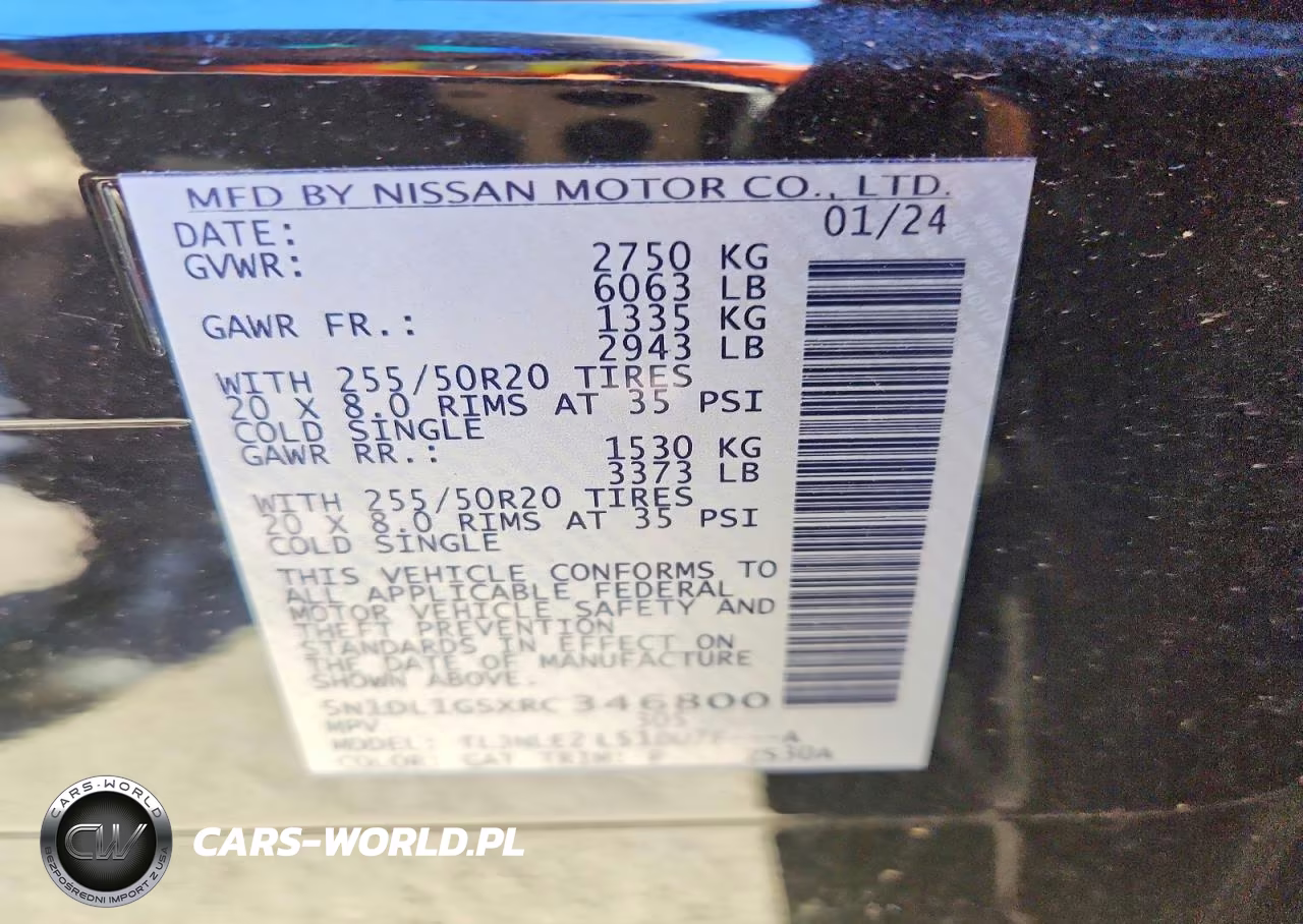 2024 Infiniti Qx60 Sensory VIN:5N1DL1GSXRC346800 - 14