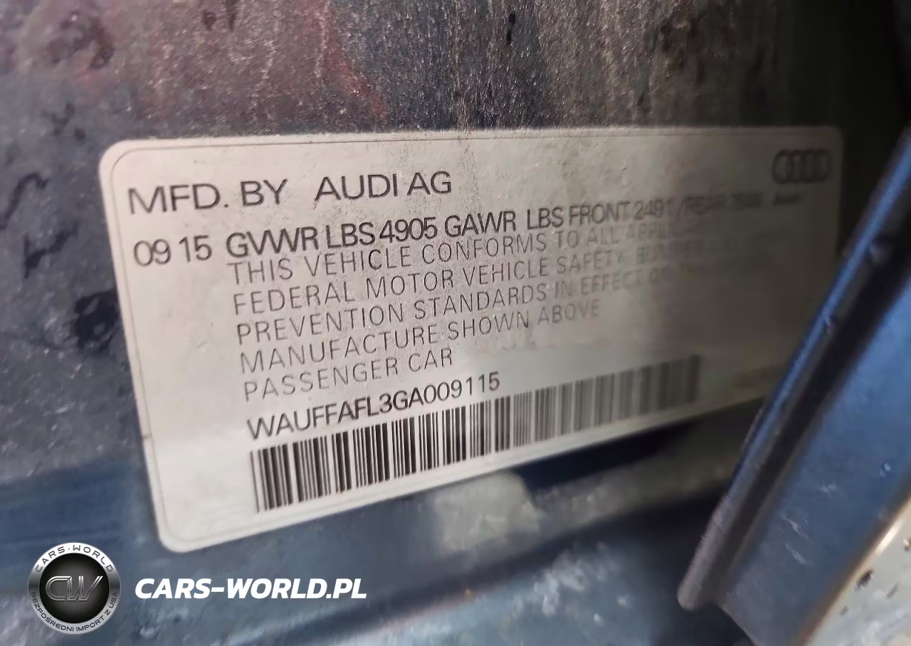 2016 Audi A4 Premium Plus S-Line VIN:WAUFFAFL3GA009115 - 12