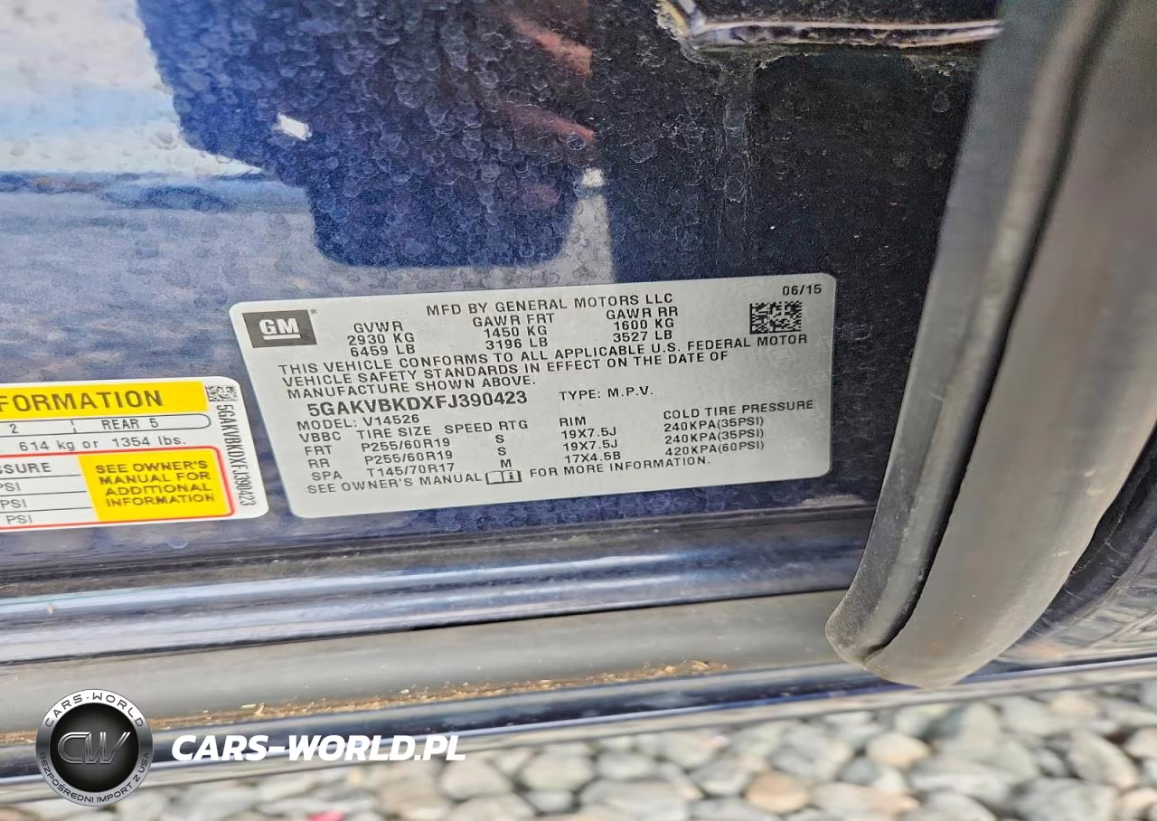 2015 Buick Enclave VIN:5GAKVBKDXFJ390423 - 13