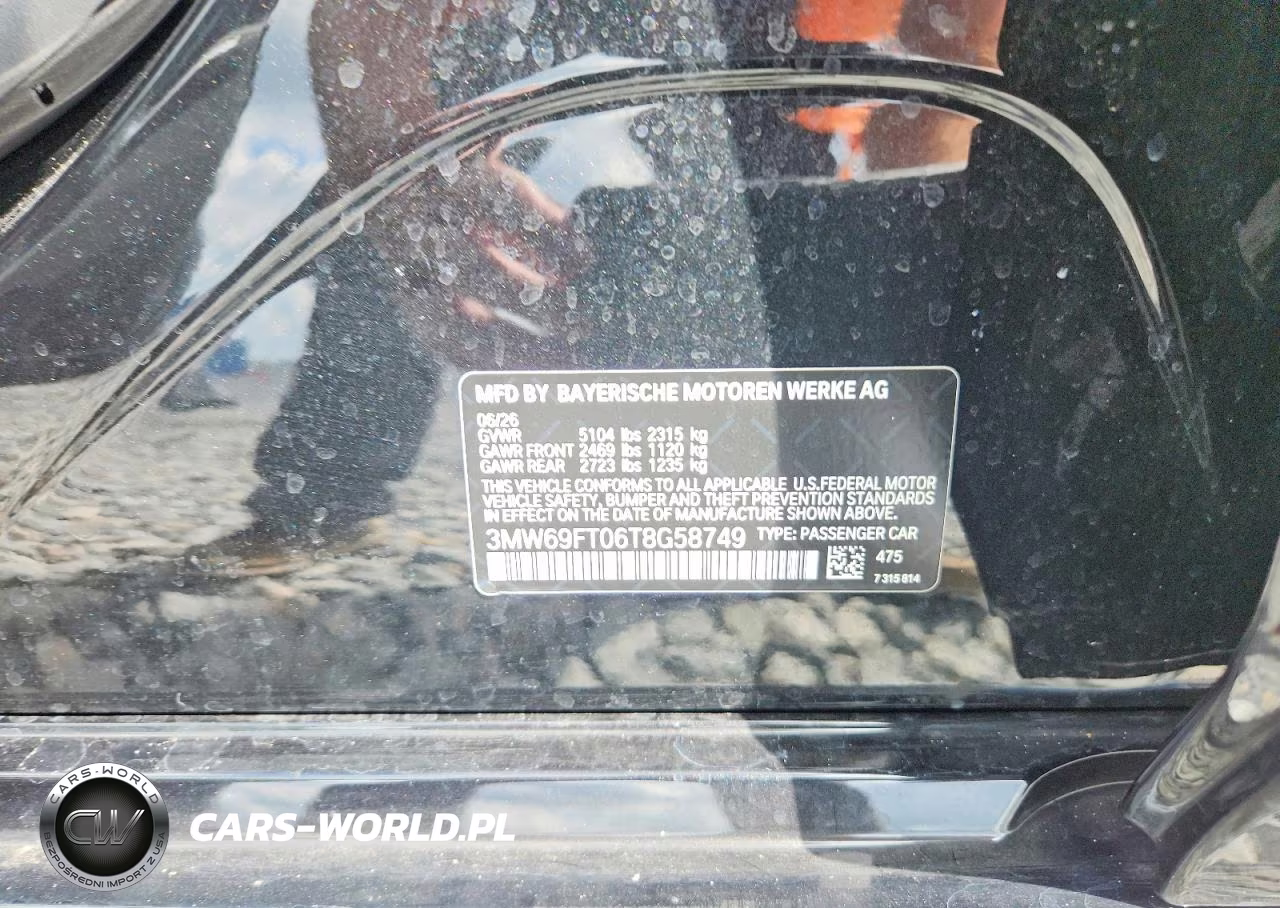 2026 BMW M340Xi VIN:3MW69FT06T8G58749 - 12