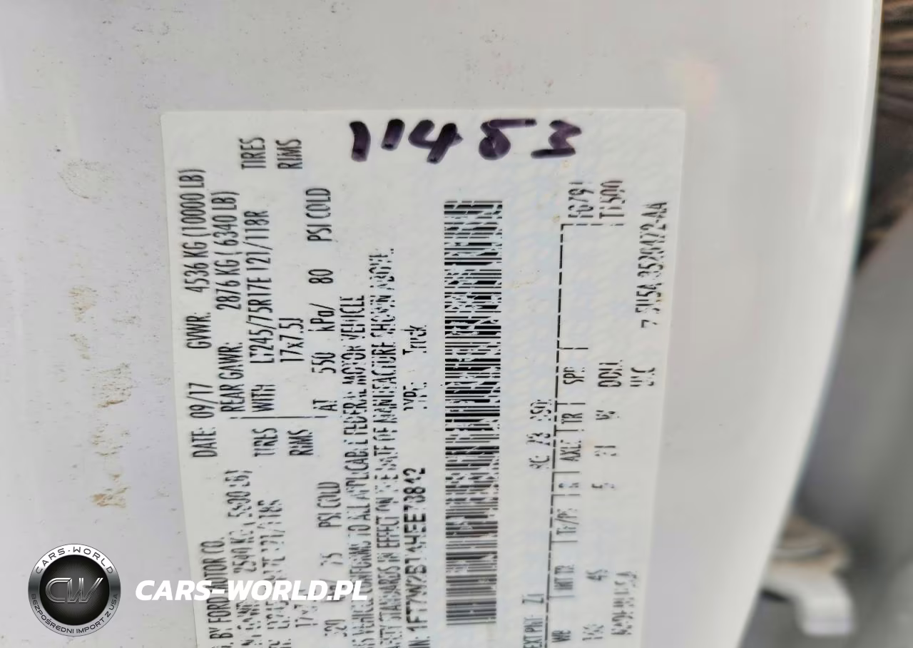 2017 Ford F250 Super Duty VIN:1FT7W2BT4HEE78842 - 12