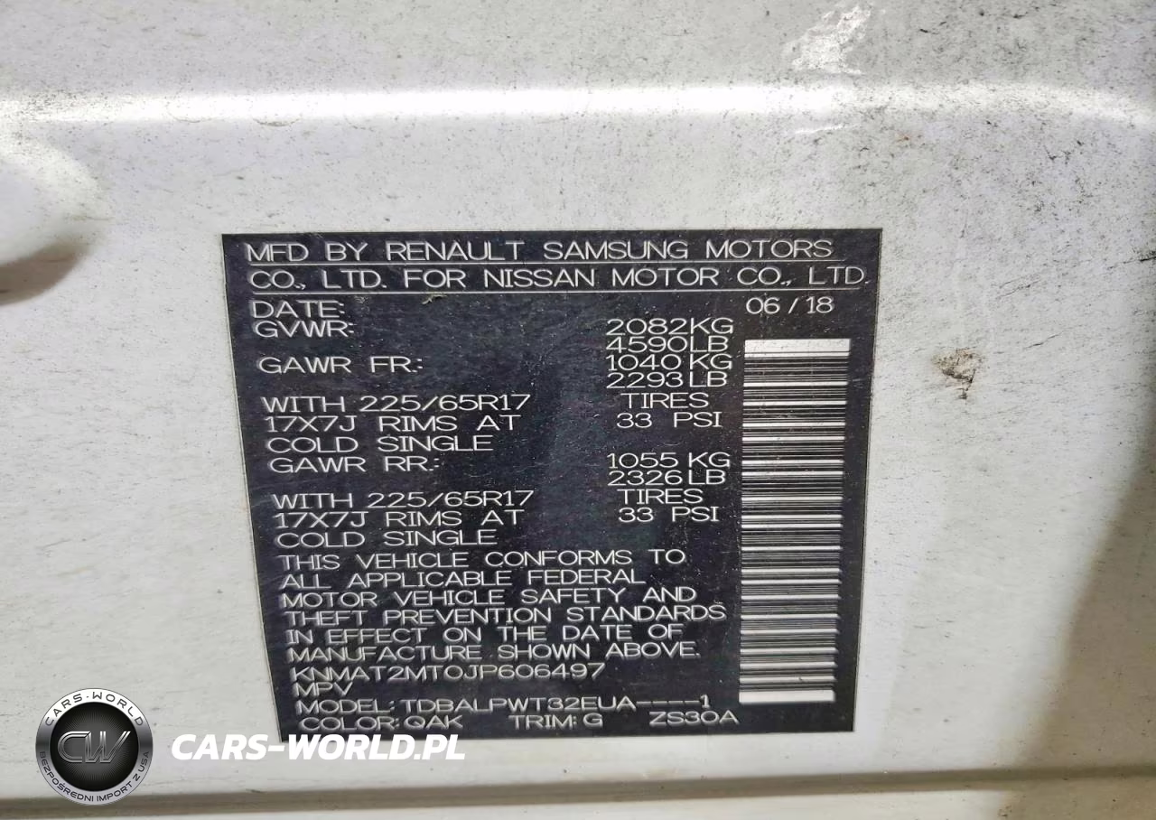 2018 Nissan Rogue S VIN:KNMAT2MT0JP606497 - 14