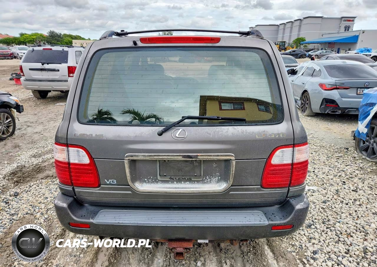 1999 Lexus Lx 470 VIN:JT6HT00W2X0039480 - 6
