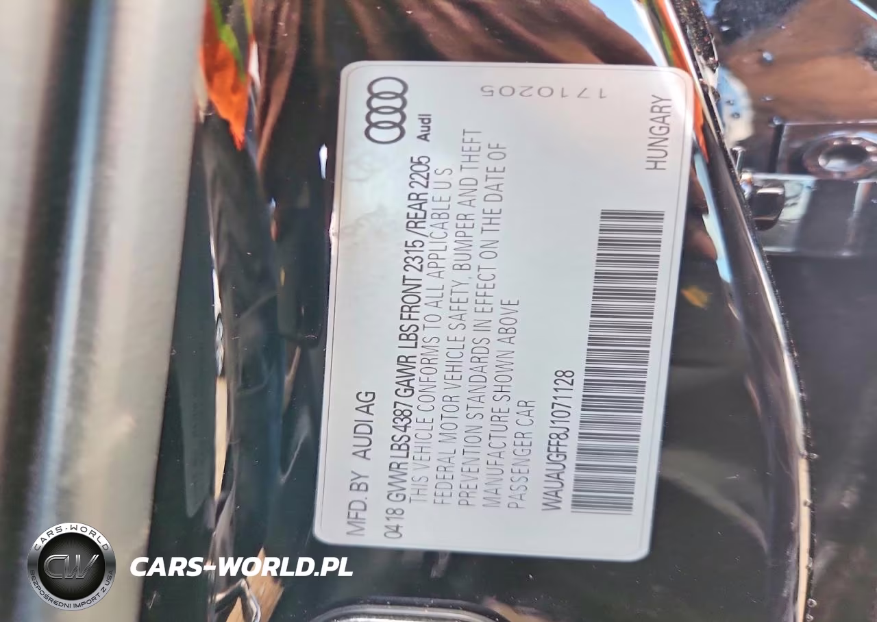 2018 Audi A3 Premium VIN:WAUAUGFF8J1071128 - 13