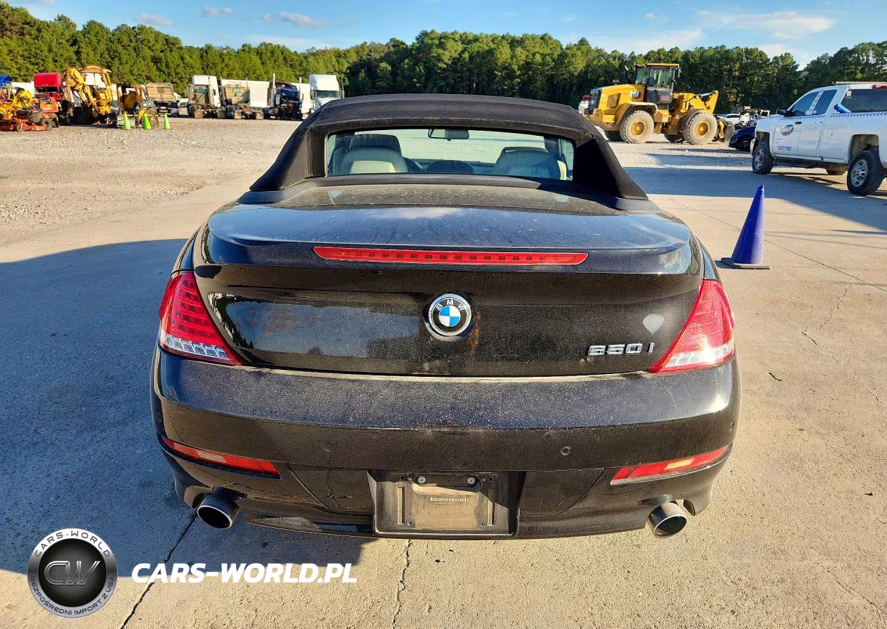 2008 BMW 650 I VIN:WBAEB53508CX60201 - 6