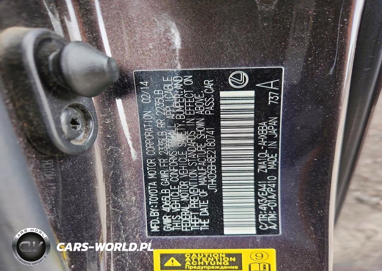 2014 Lexus Ct 200 VIN:JTHKD5BH8E2180741 - 13