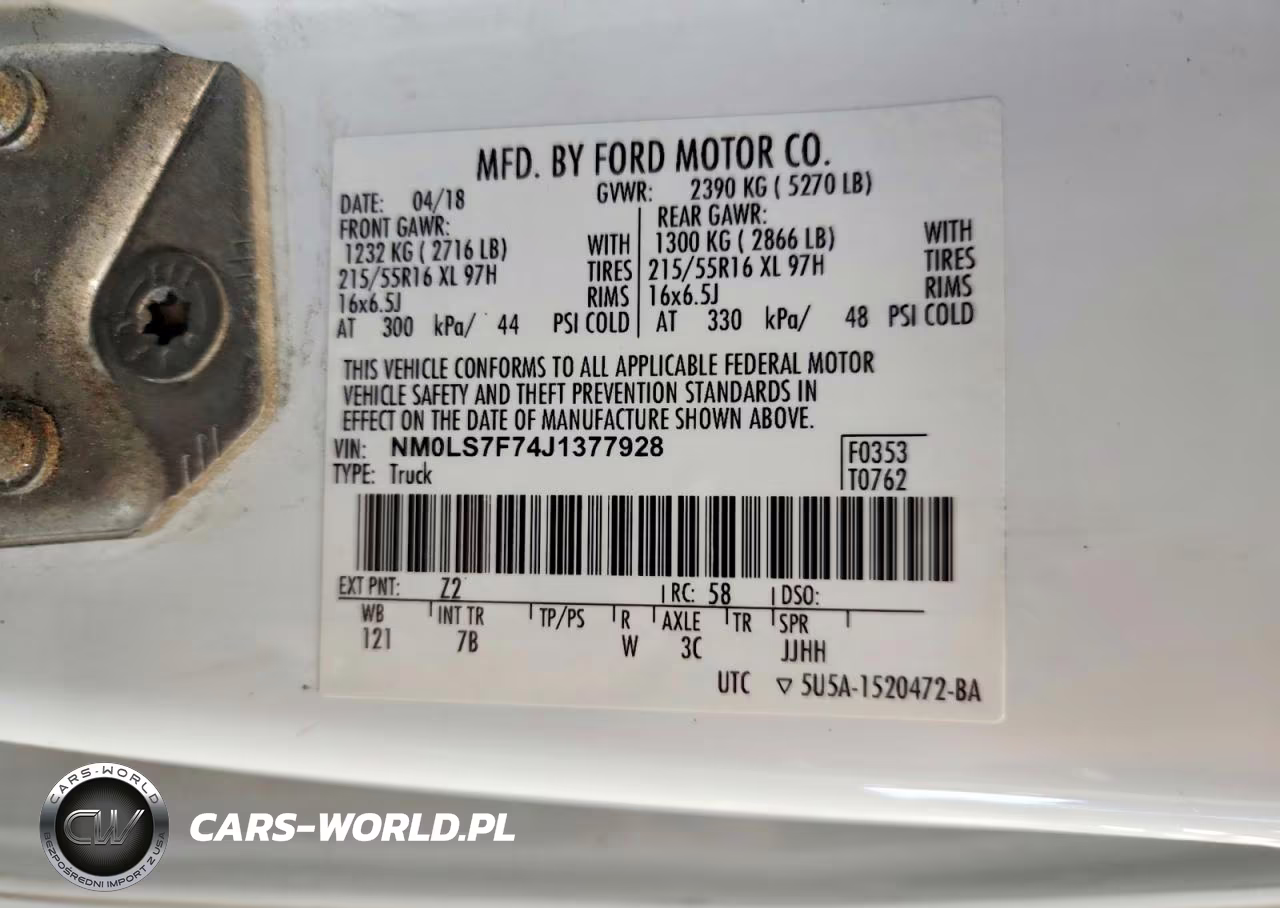 2018 Ford Transit Connect Xlt Delivery Van VIN:NM0LS7F74J1377928 - 13