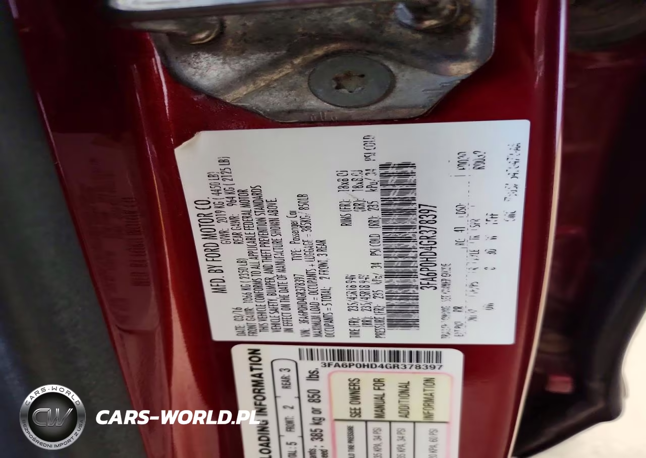 2016 Ford Fusion Se VIN:3FA6P0HD4GR378397 - 13