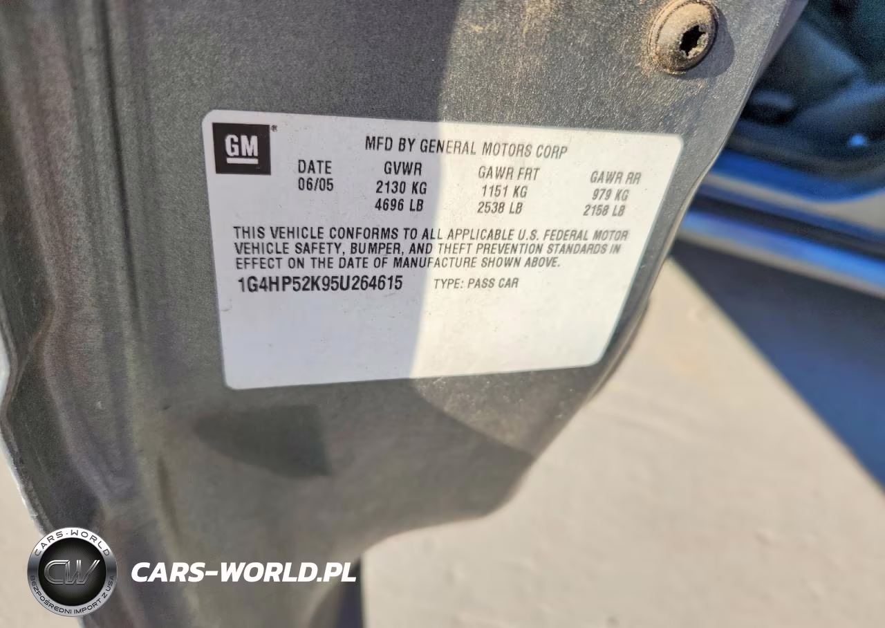 2005 Buick Lesabre Custom VIN:1G4HP52K95U264615 - 12