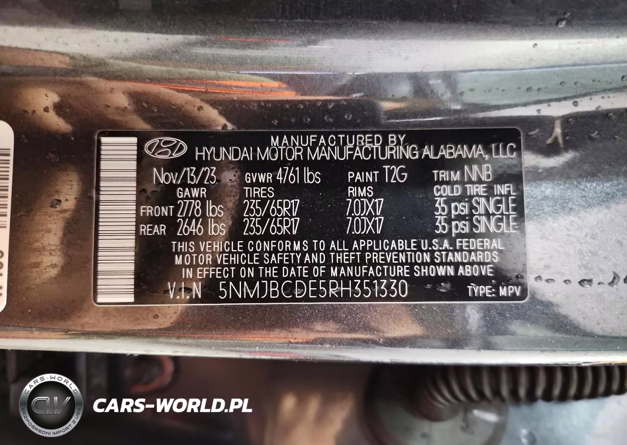 2024 Hyundai Tucson Sel VIN:5NMJBCDE5RH351330 - 14