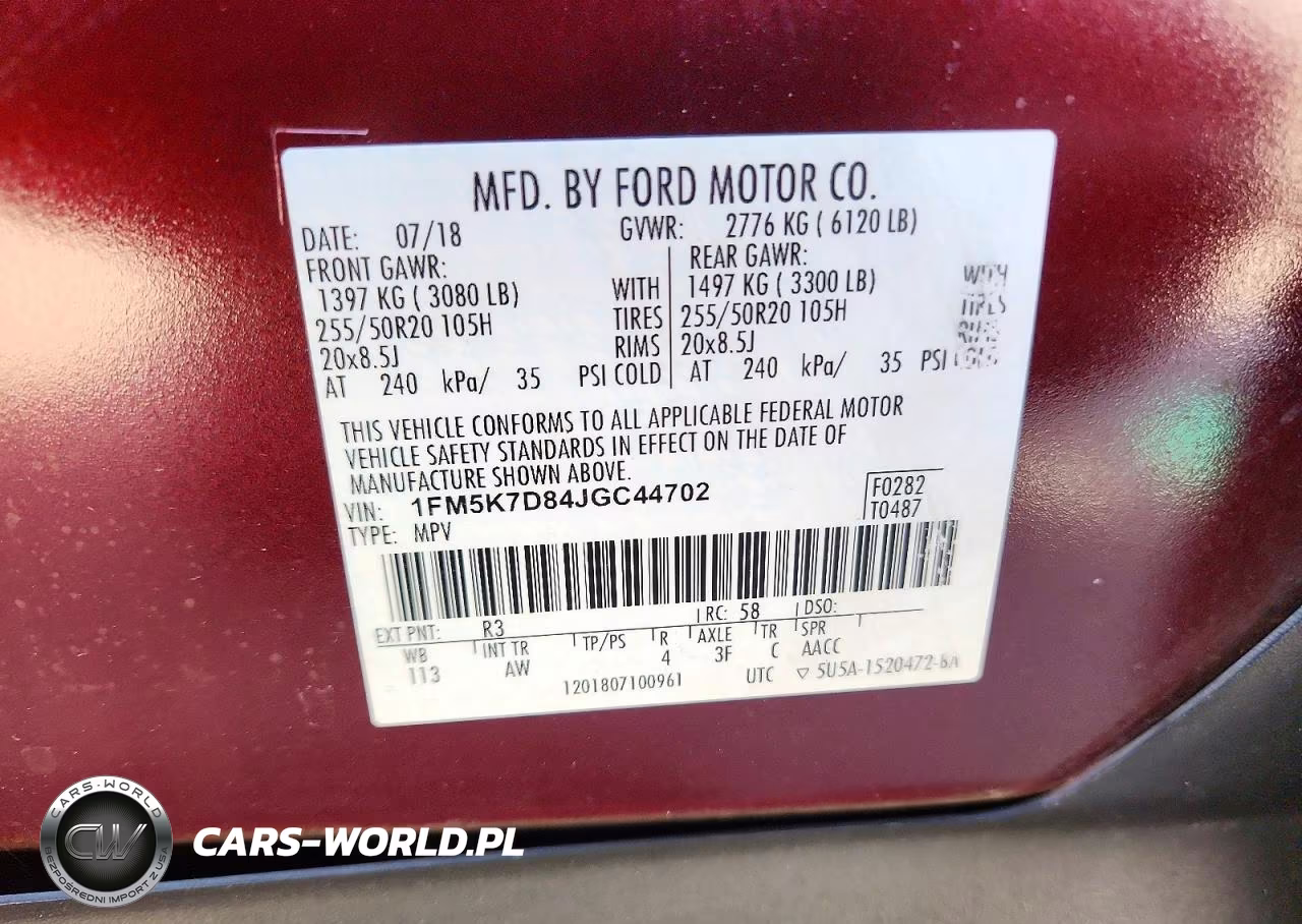 2018 Ford Explorer Xlt VIN:1FM5K7D84JGC44702 - 13