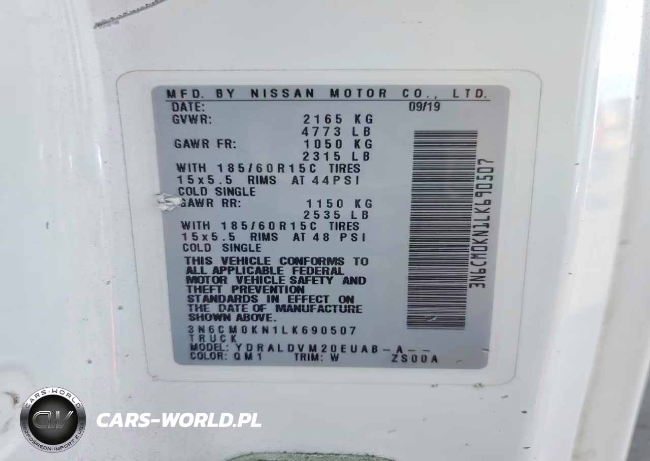 2020 Nissan Nv200 Delivery Van VIN:3N6CM0KN1LK690507 - 13