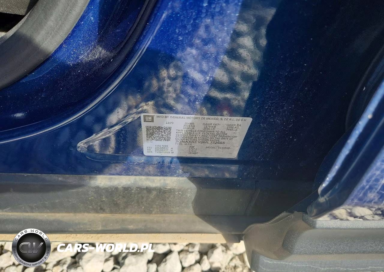 2021 Chevrolet Equinox Lt VIN:3GNAXKEV0ML332665 - 14