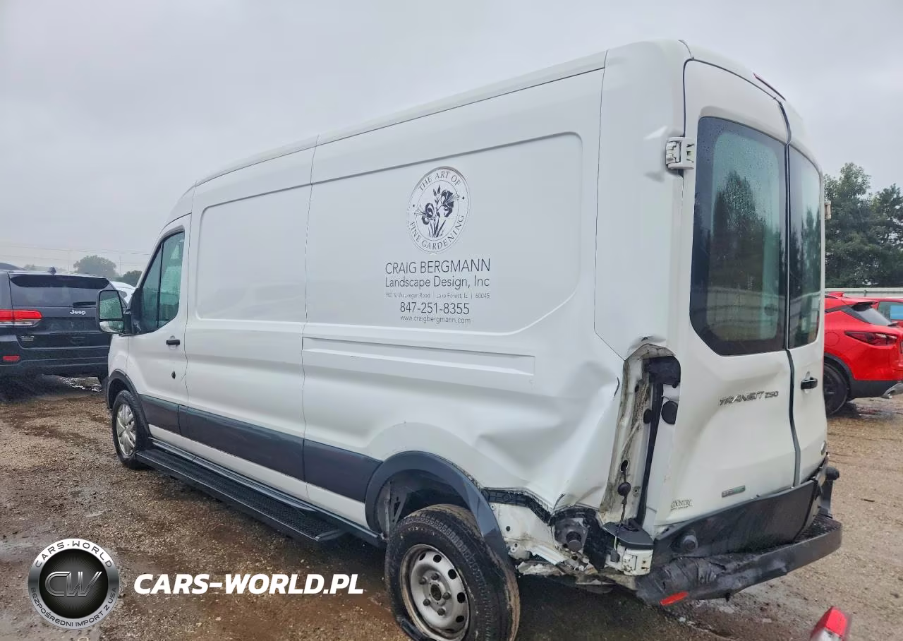 2016 Ford Transit T-250 Srw Medium Roof Delivery Van VIN:1FTYR2CG9GKB26837 - 2