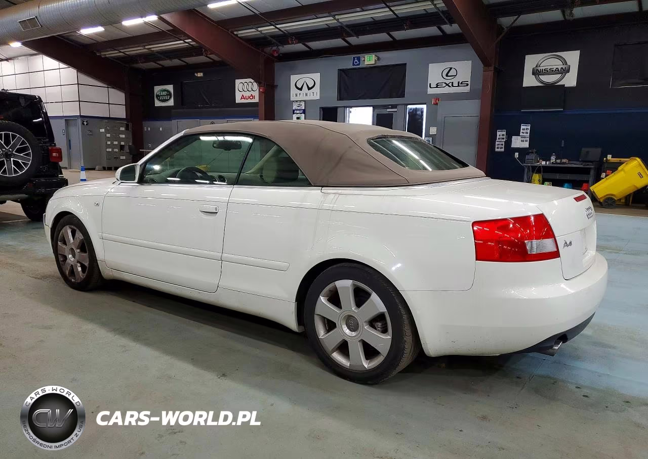 2006 Audi A4 1.8 Cabriolet VIN:WAUAC48H86K009830 - 2