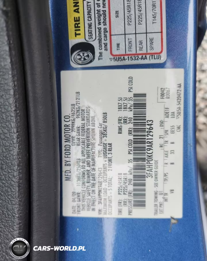 2010 Ford Fusion Sport VIN:3FAHP0KC9AR129643 - 12