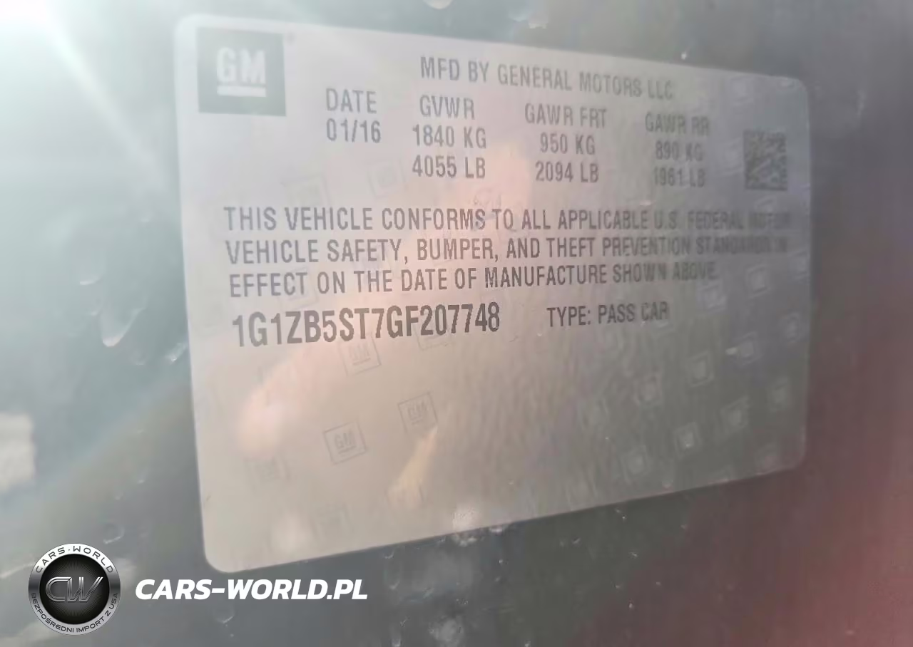 2016 Chevrolet Malibu Ls VIN:1G1ZB5ST7GF207748 - 12
