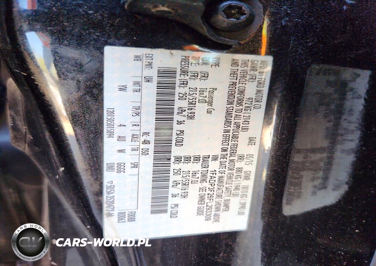2015 Ford Focus Se VIN:1FADP3F26FL293309 - 12