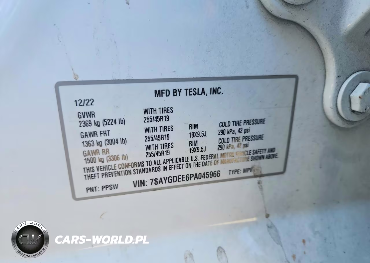 2023 Tesla Model Y VIN:7SAYGDEE6PA045966 - 12
