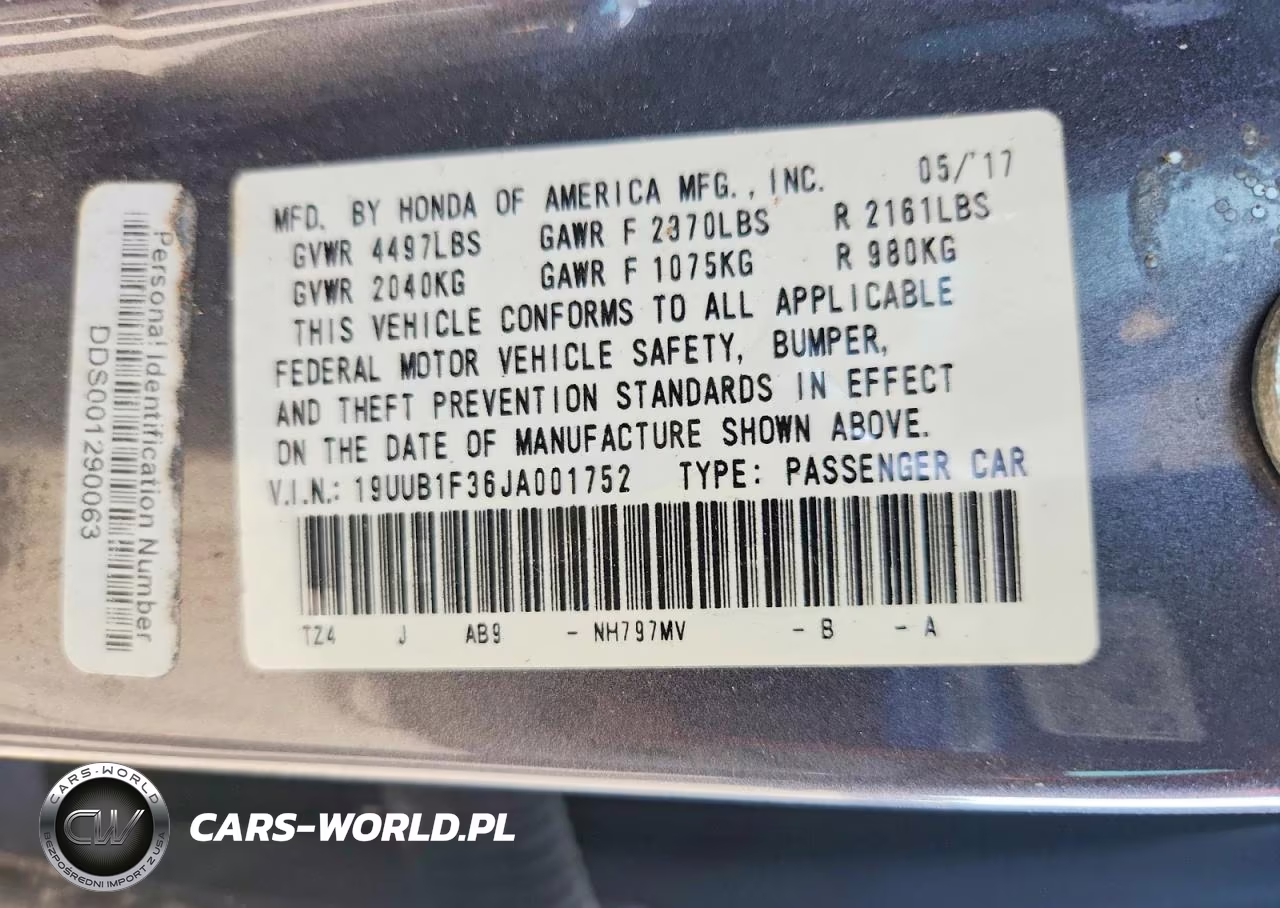 2018 Acura Tlx VIN:19UUB1F36JA001752 - 12