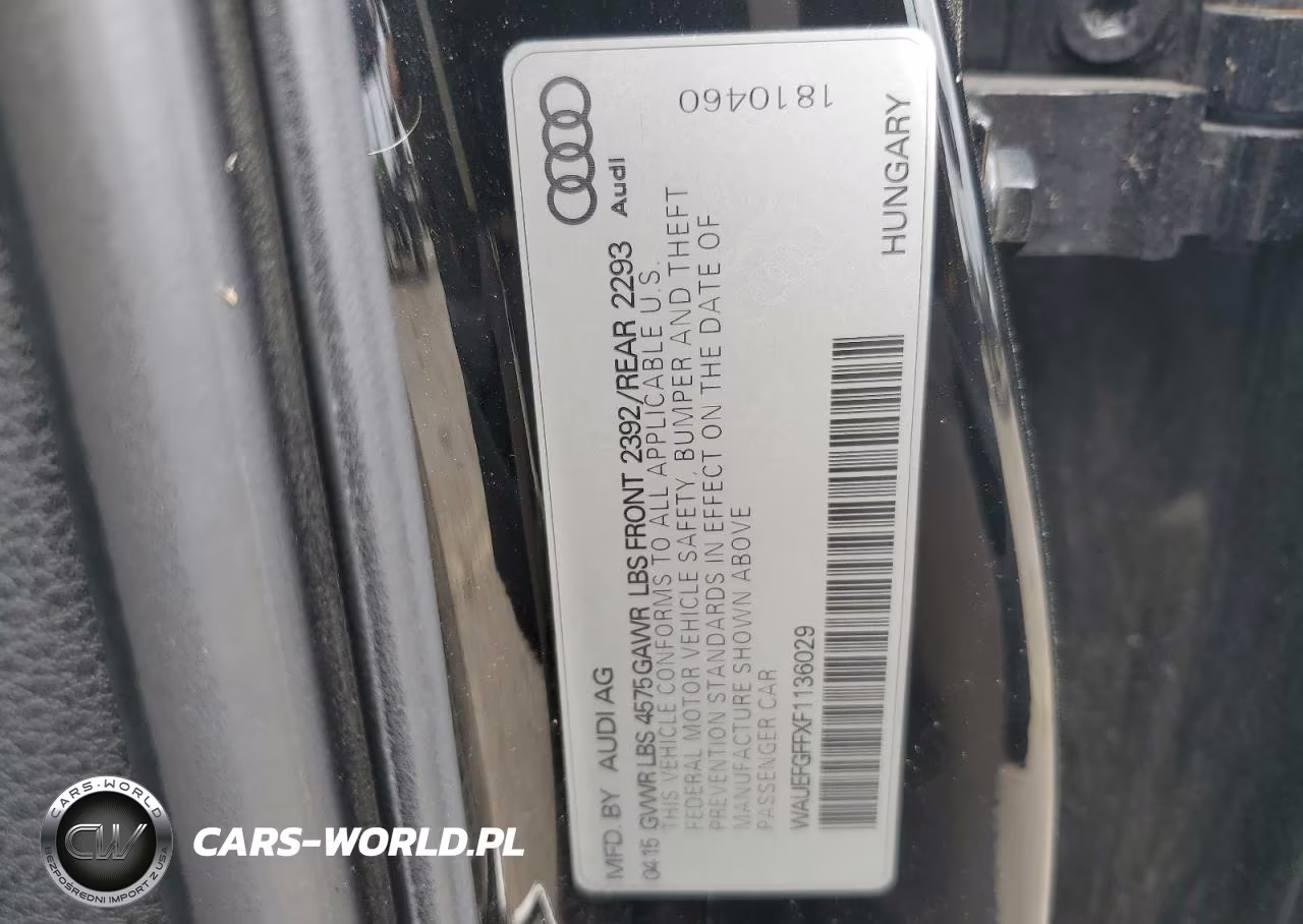 2015 Audi A3 Premium Plus VIN:WAUEFGFFXF1136029 - 12